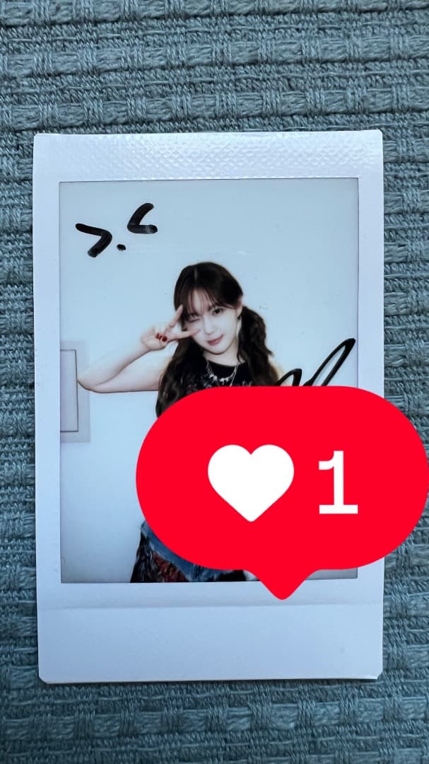 Kep1er チェヒョン 直筆サイン ポラロイド　チェキ