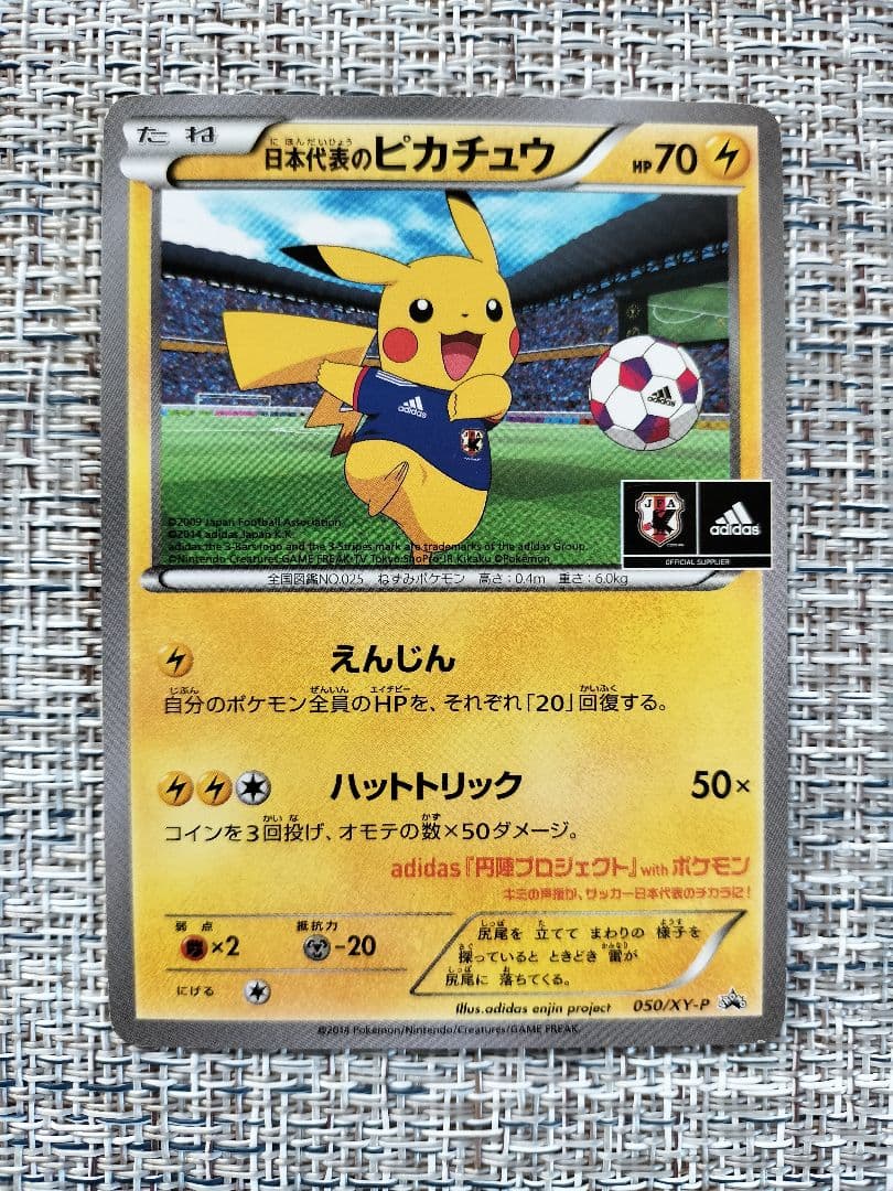 日本代表のピカチュウ　ポケモンBook付録 050/XY-P PROMO