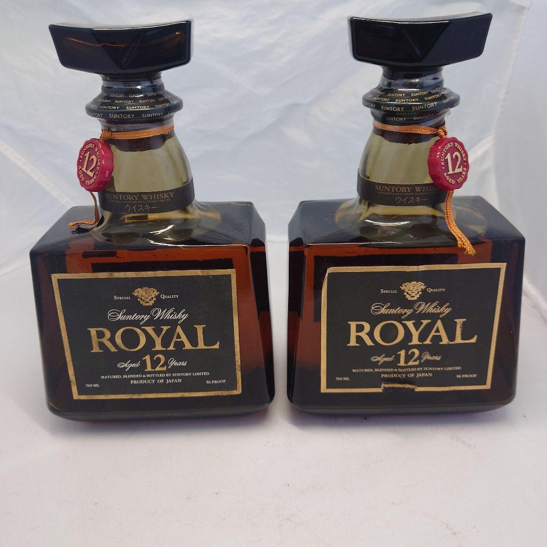 2本セット　サントリー　ローヤル　12年　ウイスキー　ブラックラベル　700ml