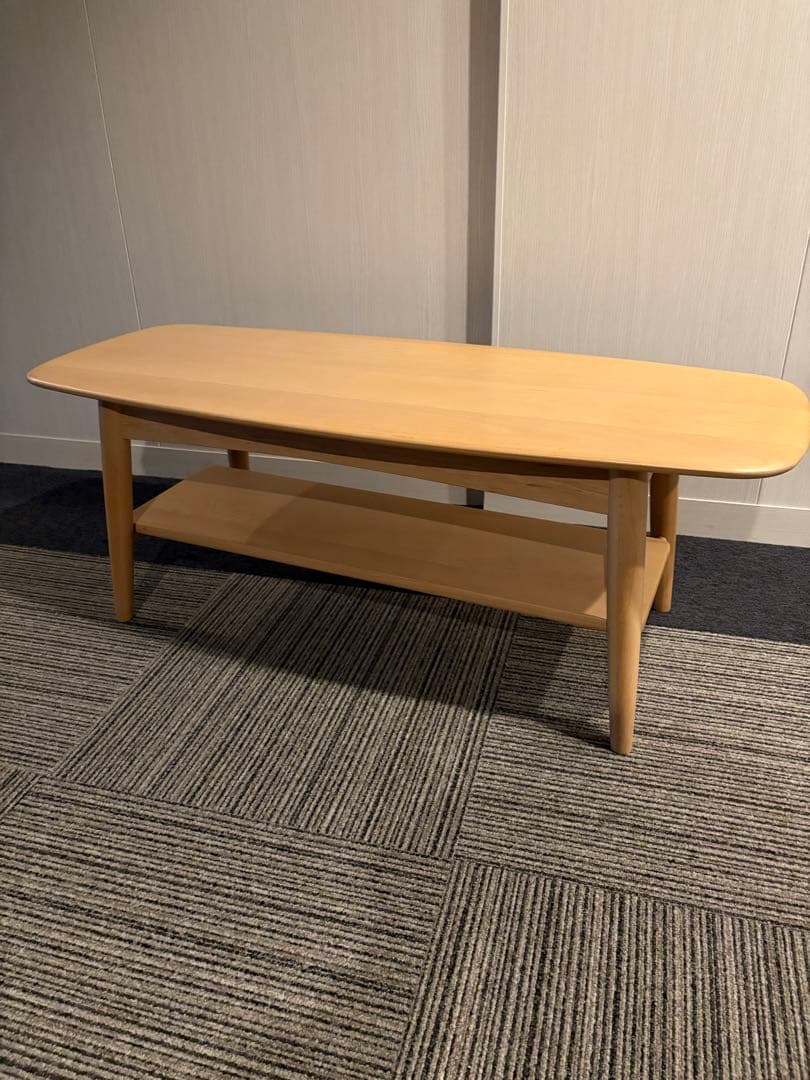 ローテーブル　天然木　イマダ　幅1メートル