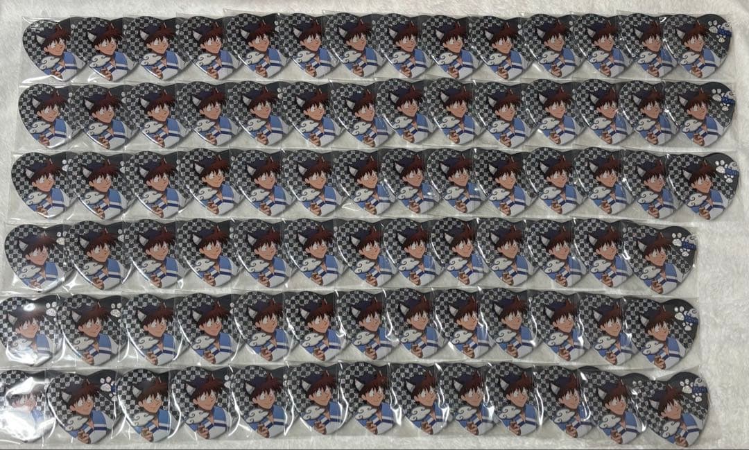 忍たま乱太郎 土井半助 ナンジャタウン ハート缶バッジ 81点