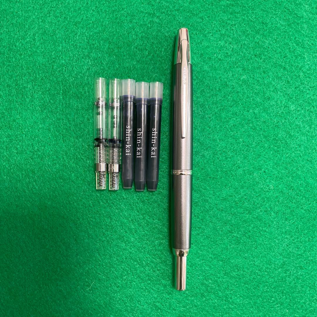 パイロット　キャップレス　デシモ　ダークグレーマイカ　細字F