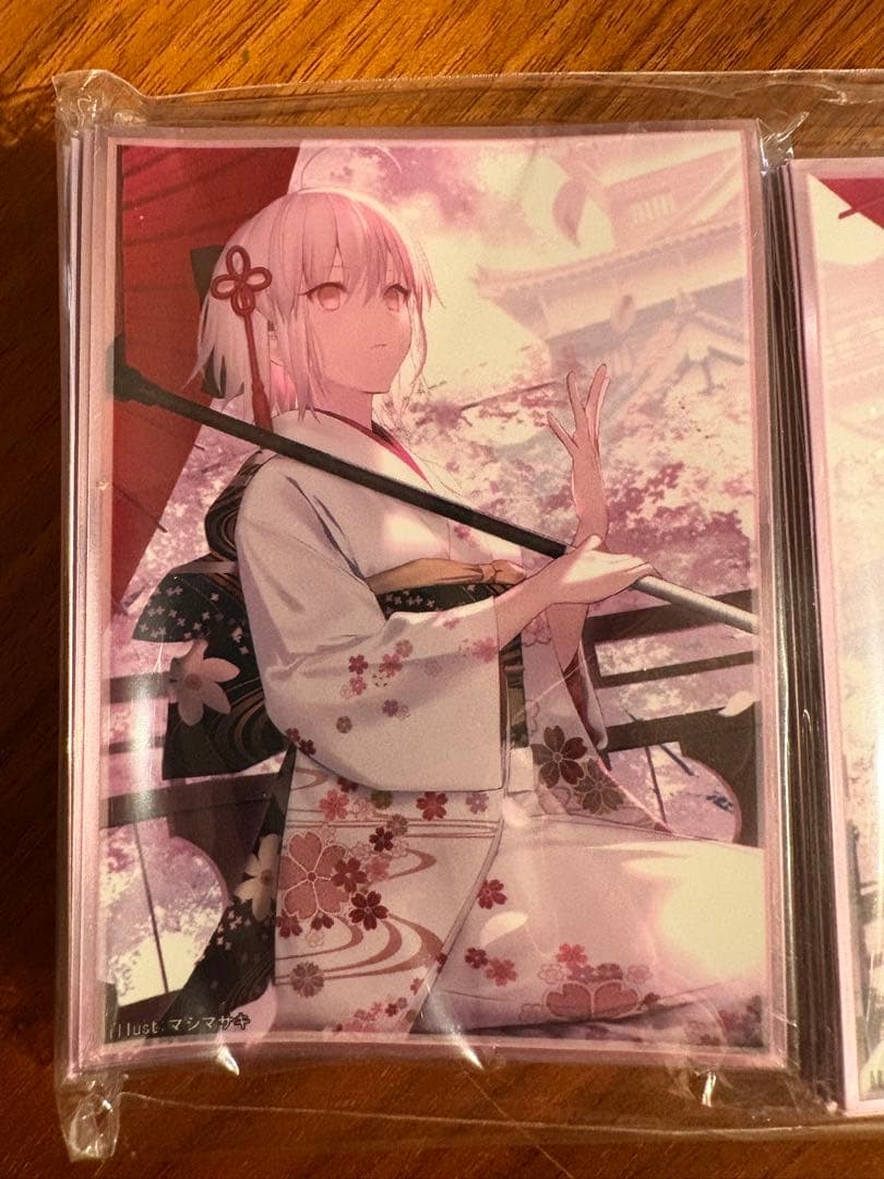 【希少品】マシマサキ プレイマット＆スリーブ3点 沖田総司 宮本武蔵 FGO