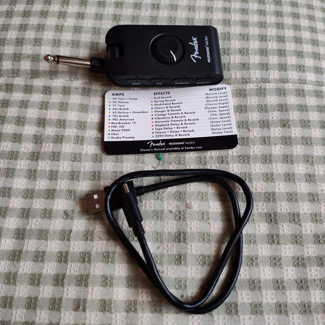Fender Mustang Micro ギター用ヘッドフォンアンプ 超美品！