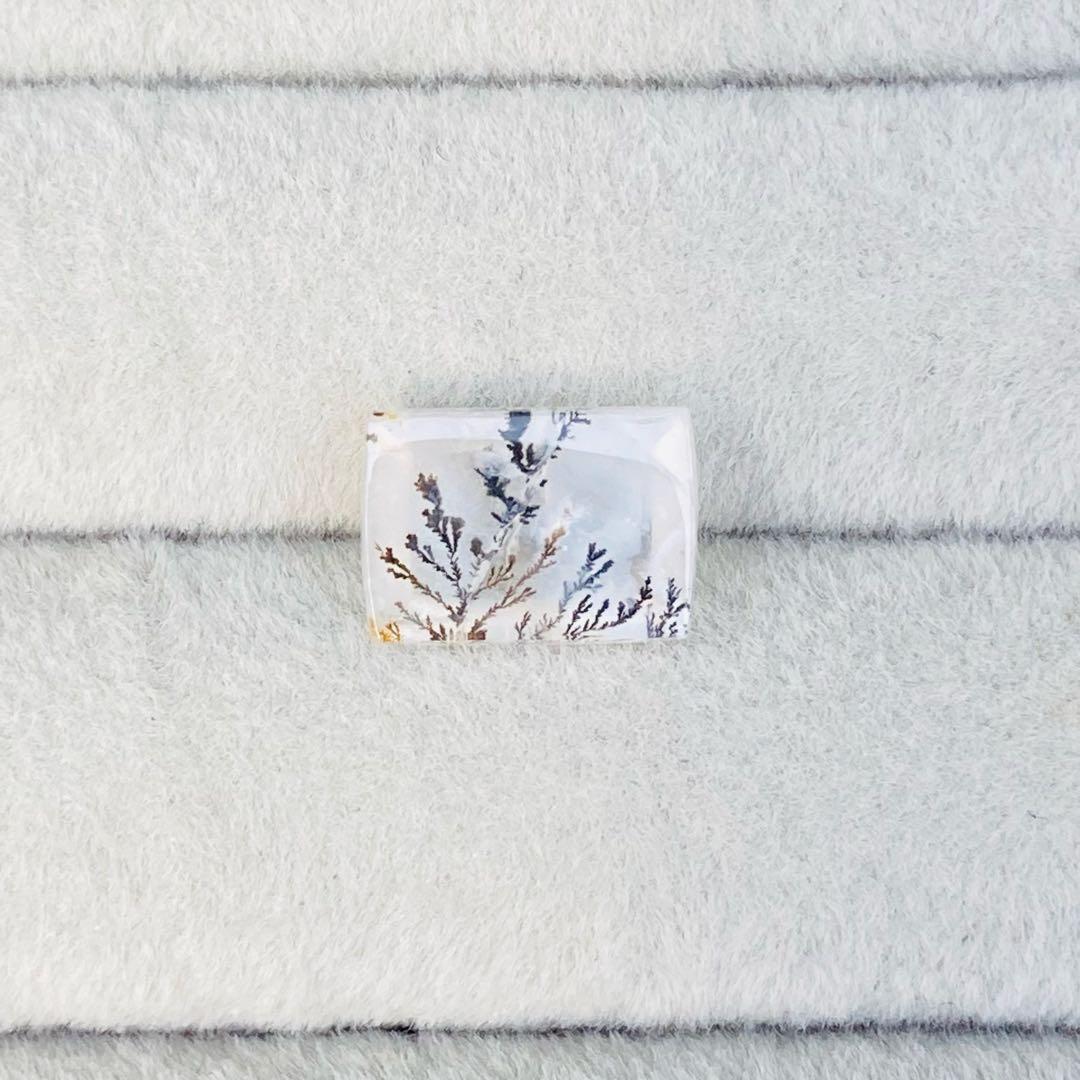 天然石　デンドリックチッククォーツ　ルース　天然石リング