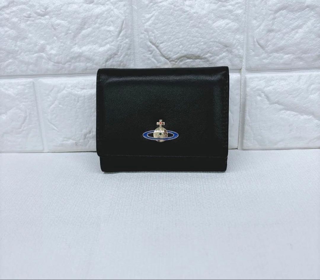 【最新作◇ショッパー付き】新品 ヴィヴィアン・ウエストウッド　三つ折り財布