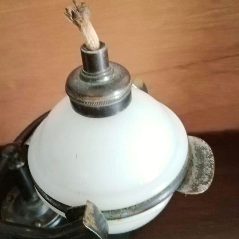 逸品　ランプ　水石鹸入れ　香炉　大正　花王石鹸永瀬商会　和骨董　アンティーク骨董