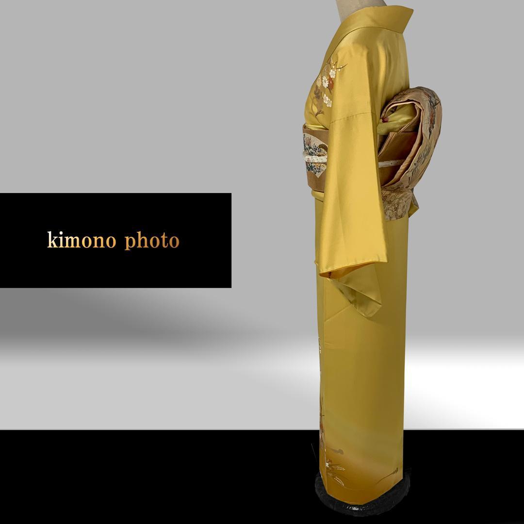 【新品、未使用】正絹【極上逸品】トールサイズ【本金彩手描き友禅】訪問着フルセット