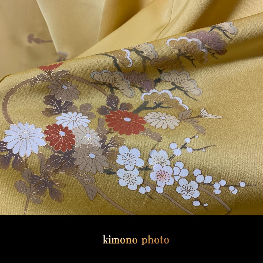 【新品、未使用】正絹【極上逸品】トールサイズ【本金彩手描き友禅】訪問着フルセット