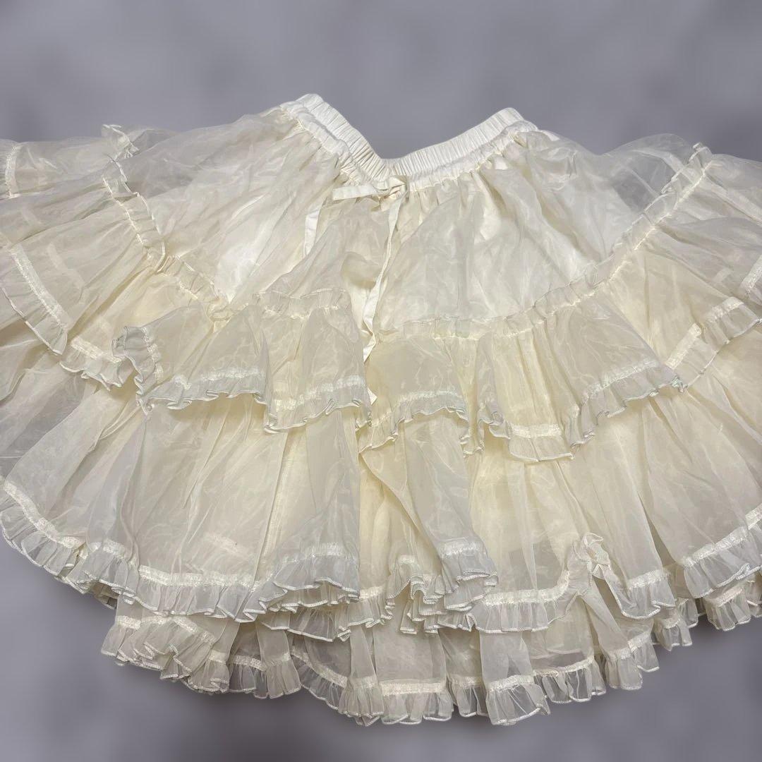 【メタモ】ソフトチュールボリュームパニエ