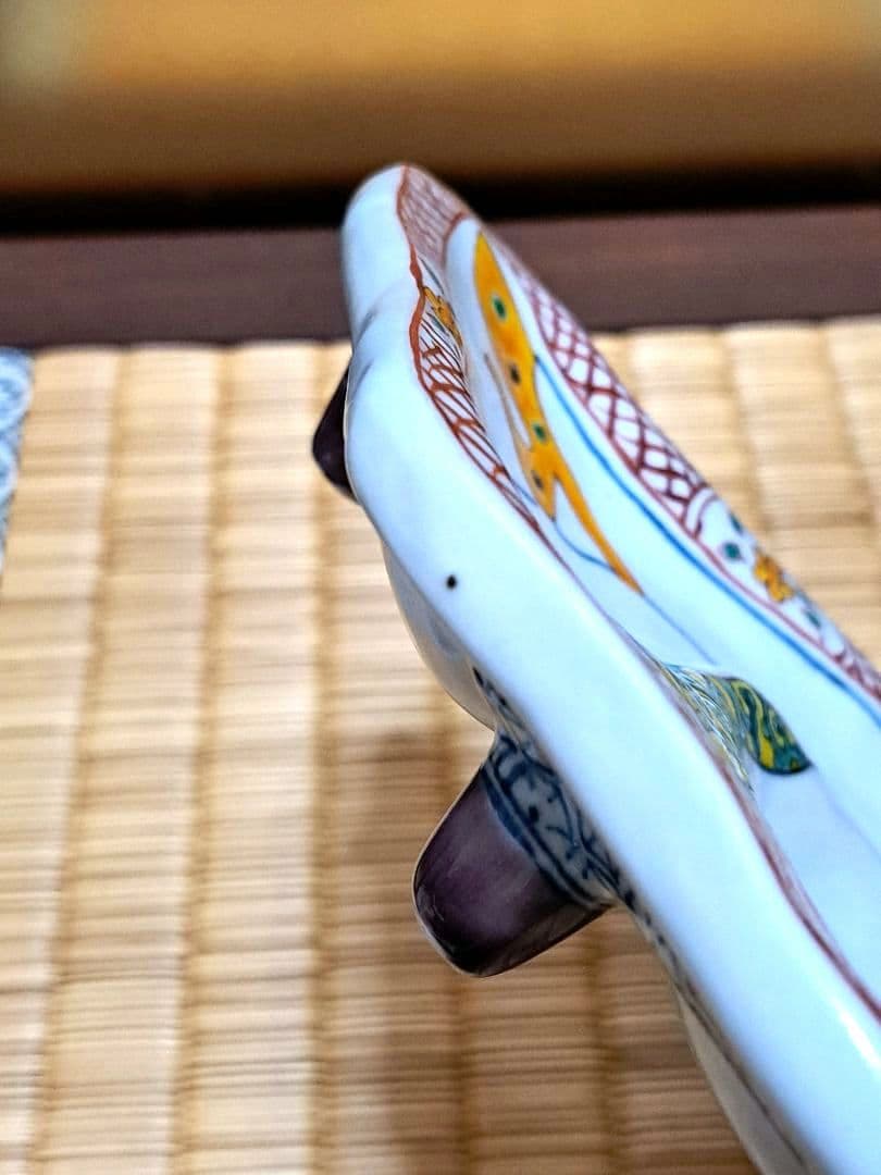 珍品　陶芸　作家物　松浦コータロー　コータロー　初期作品　色絵　美尻文　絵付師