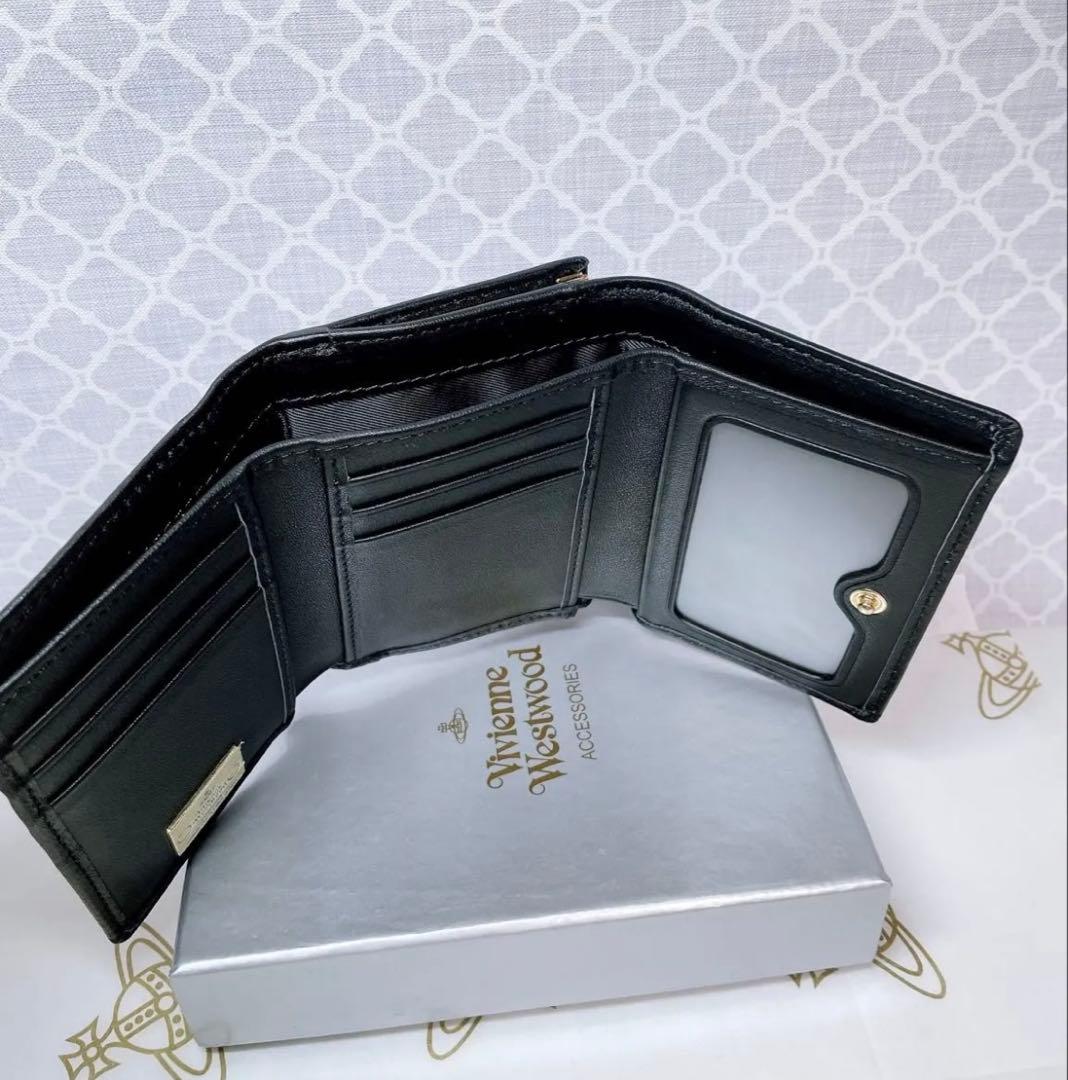 【ショッパー付】新品 ヴィヴィアン・ウエストウッド 三つ折り財布