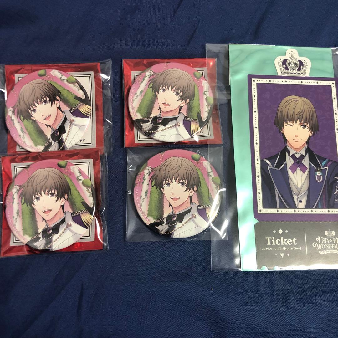 うたプリ ワンダーランド 15th アニバーサリー 缶バッジ 特典 瑛二