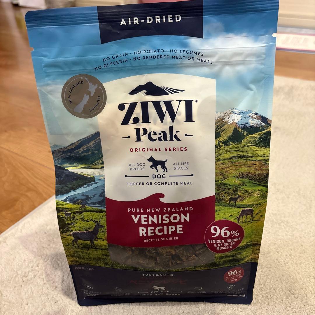 ZIWI Peak 鹿肉ドッグフード 1kg