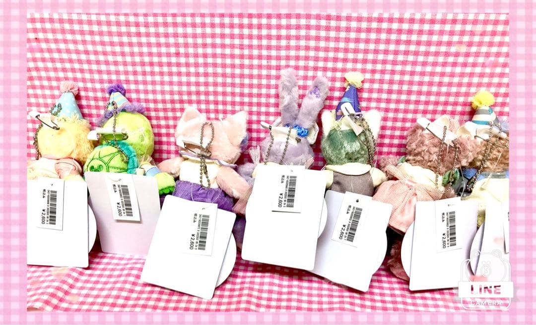 ♡フロムオールオブアス♡ダッフィー＆フレンズ♡ぬいぐるみバッヂ♡タグ、値札付き♡