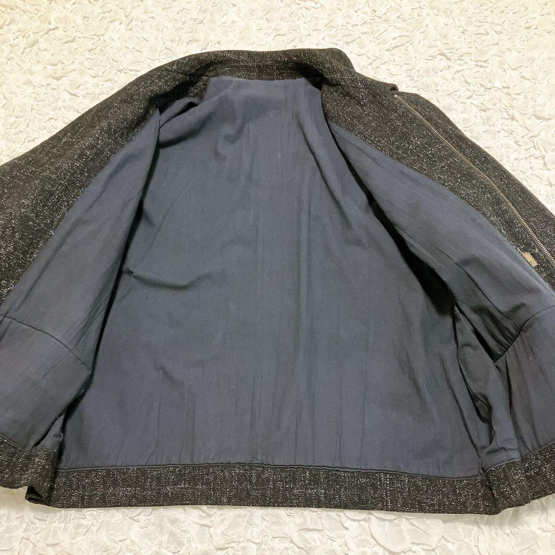 Y's for men【初期タグ】ブルゾン　ツイード　ジップ　黒