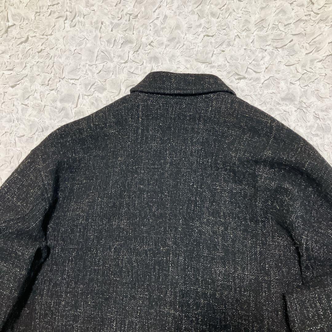 Y's for men【初期タグ】ブルゾン　ツイード　ジップ　黒