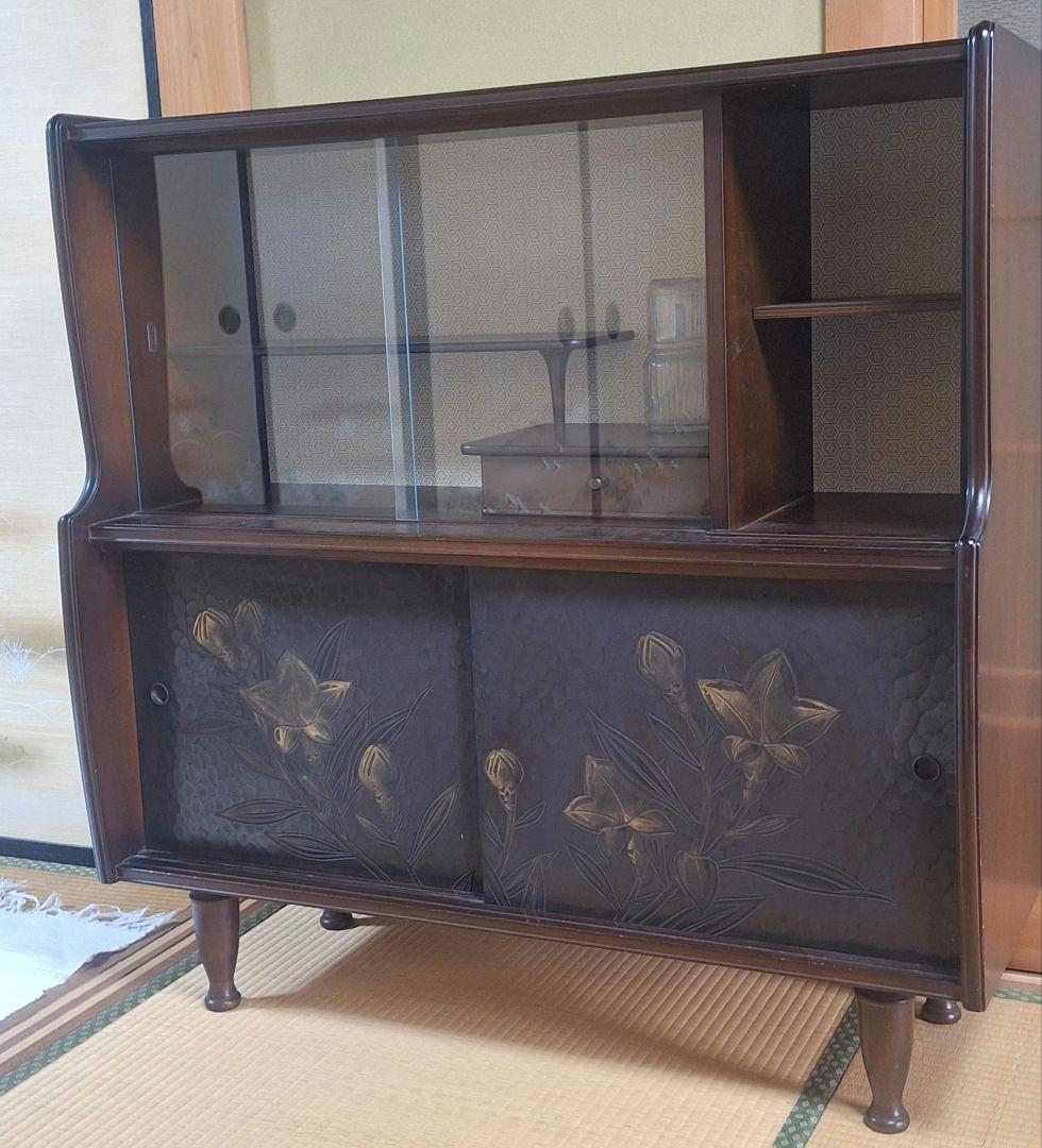 ★送料込み【1960年代:レトロ家具】 茶箪笥