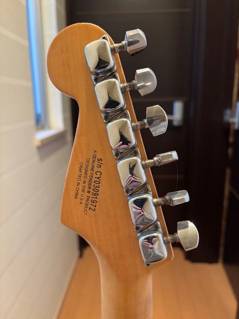 2000年代前半　Squier Stratocaster ブラック