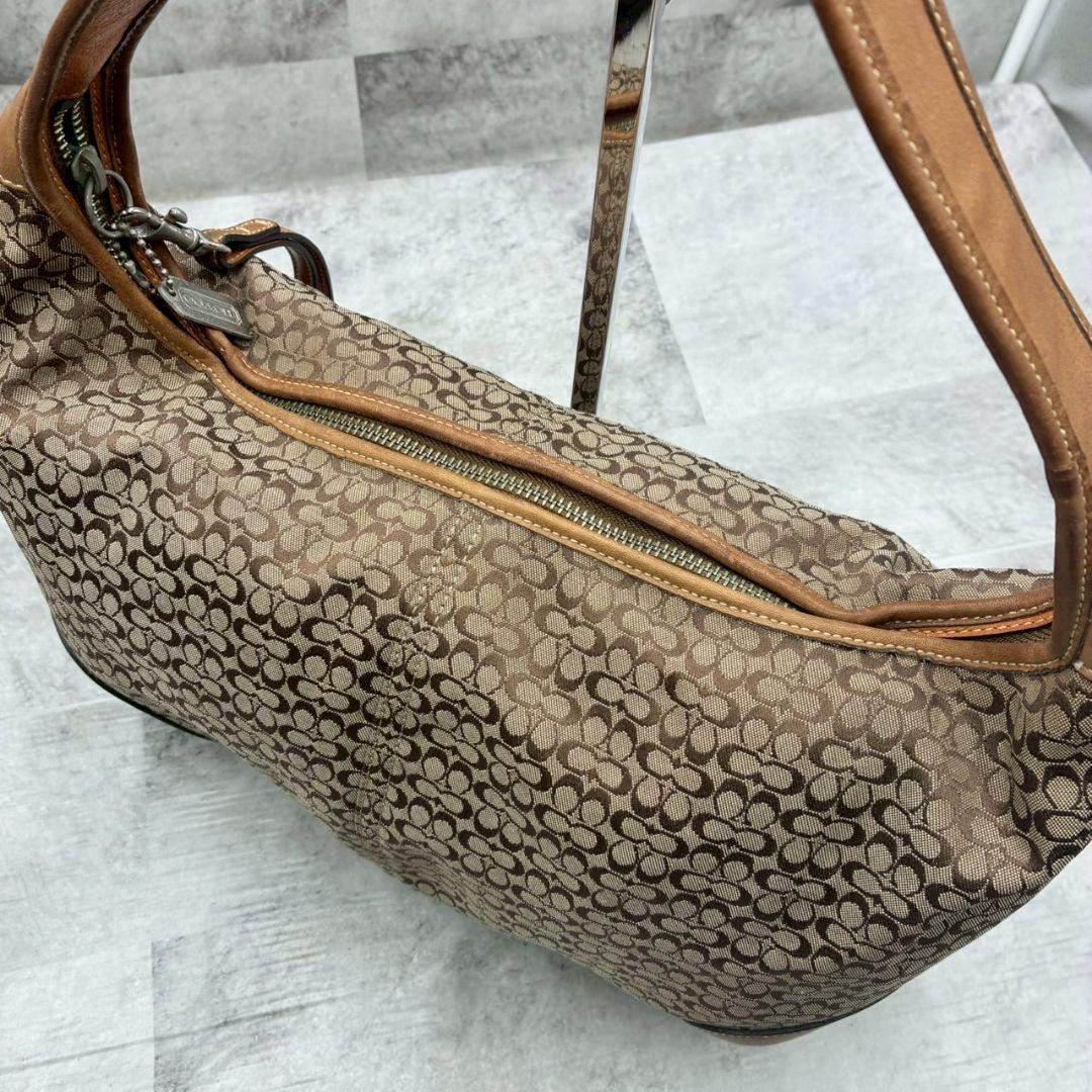 COACH コーチ ワンショルダー ソーホー 肩掛け シグネチャー ハーフムーン
