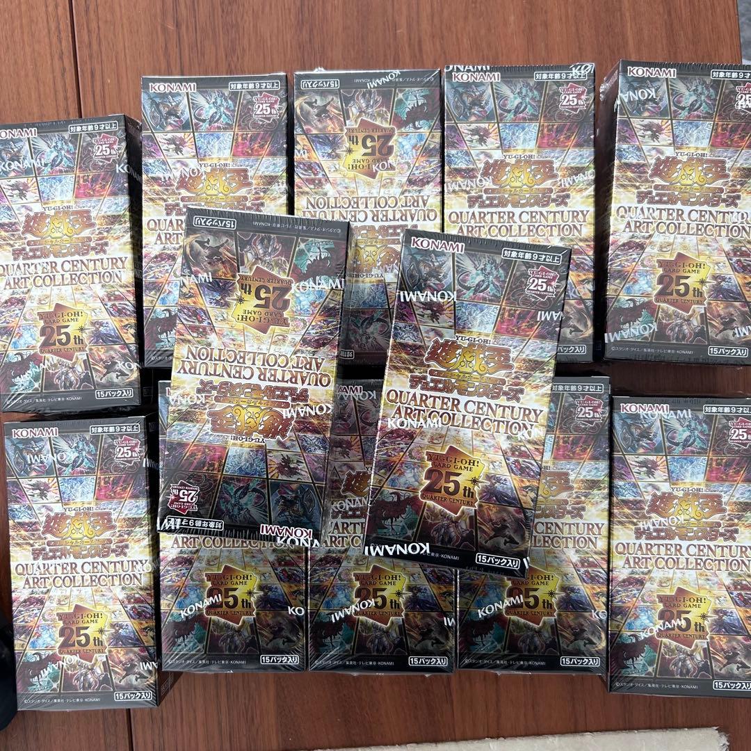 遊戯王 QUARTER CENTURY ART COLLECTION 12box