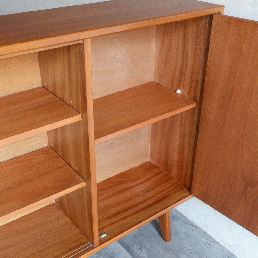 イギリスヴィンテージ ガラスキャビネット サイドボード ショーケース 飾り棚