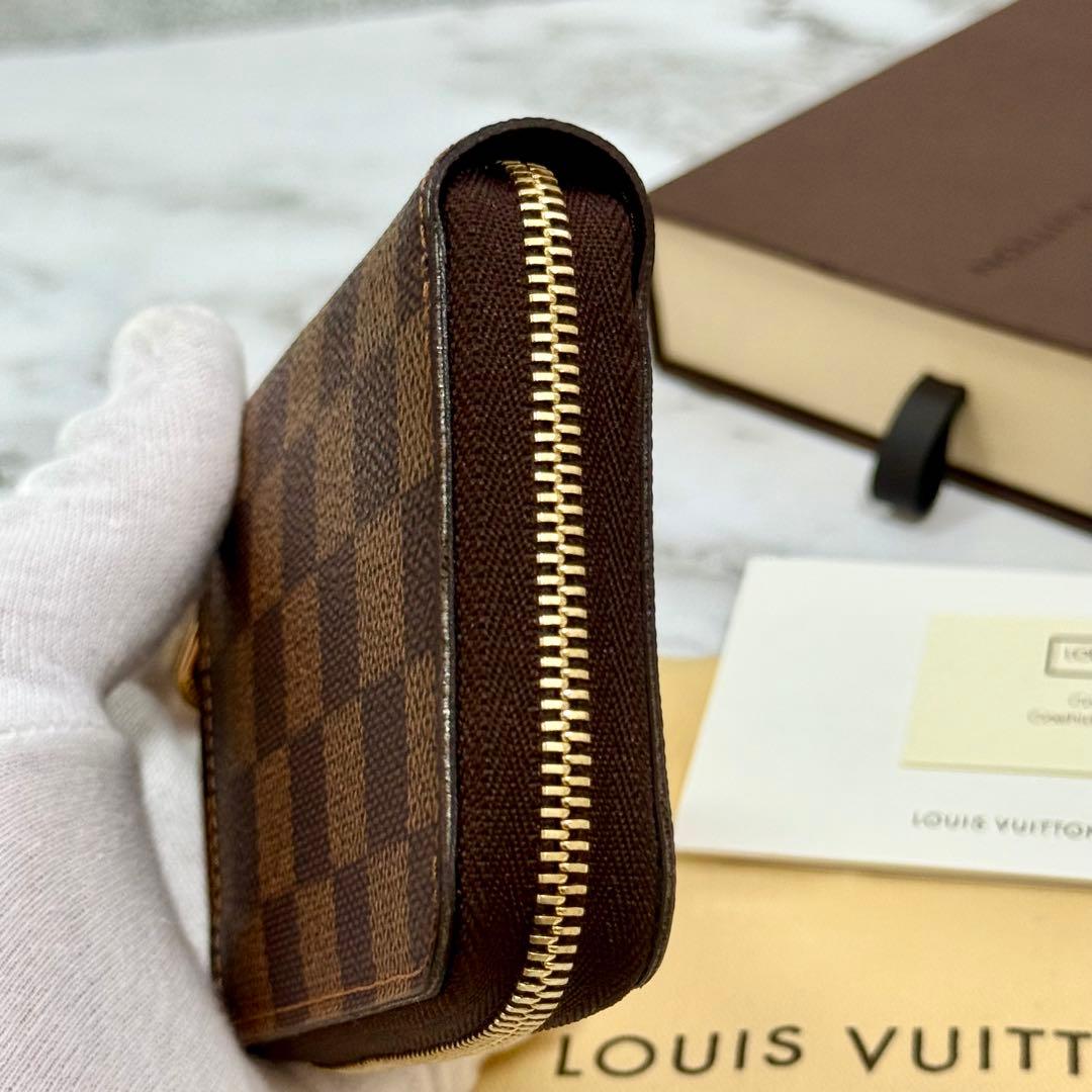 【新品同様】LOUIS VUITTON ヴィトン ダミエ パース 小銭入れ