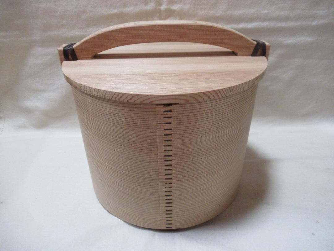 茶道　路地道具　湯桶　平安豊泉造　木共箱