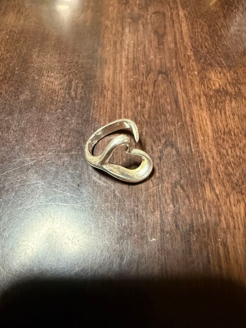 old Tiffany オープンハートリング