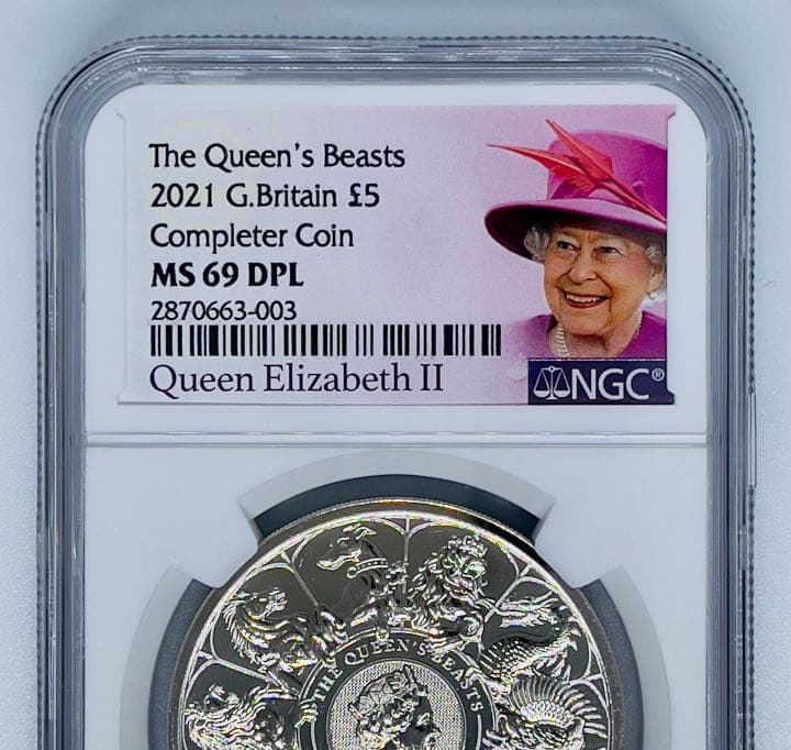 2021年 クイーンズビースト  エリザベス女王 NGC ロイヤルミント