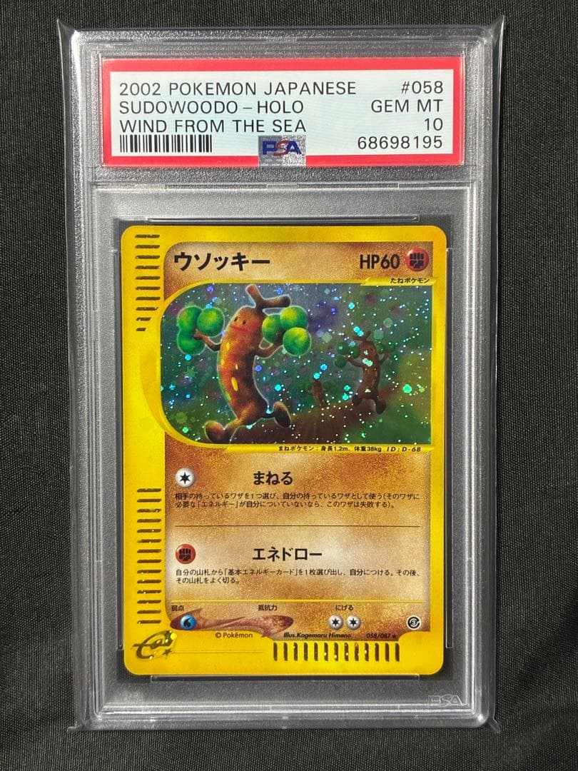 世界39枚 PSA10 ウソッキー カードe アンリミ 2002 058 18