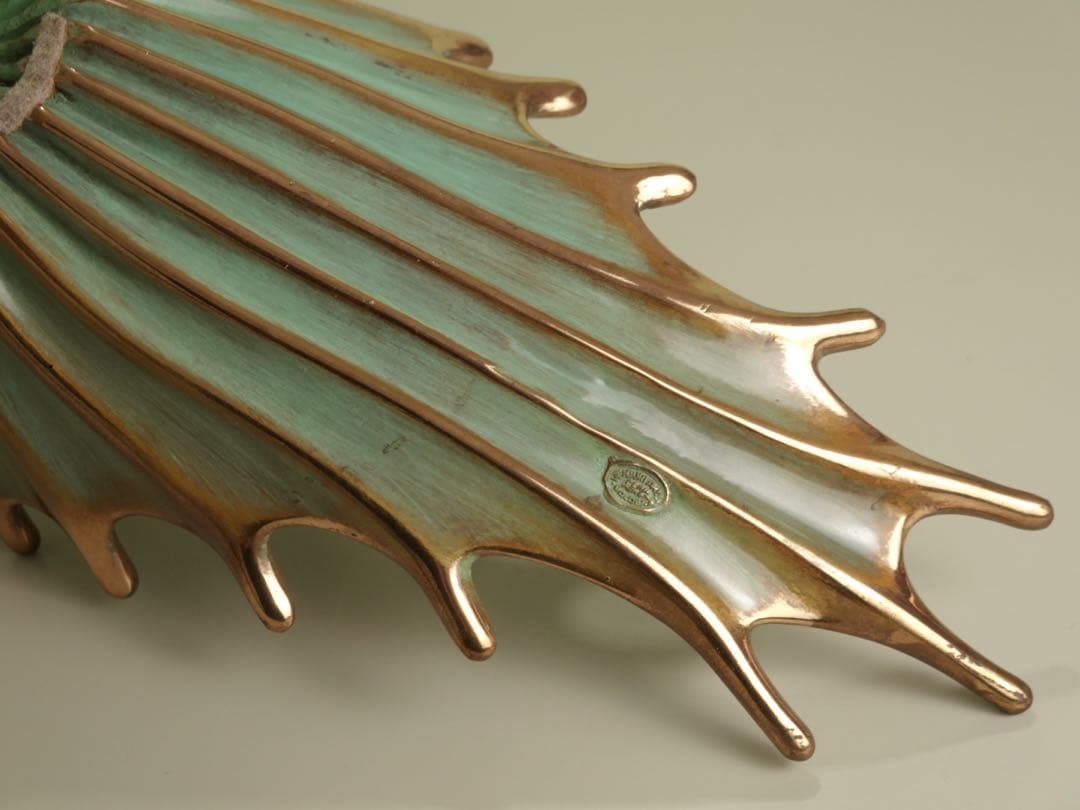 送料無料　イタリア鋳金工房　VENTURI ARTE　ブロンズ　フルーツボウル