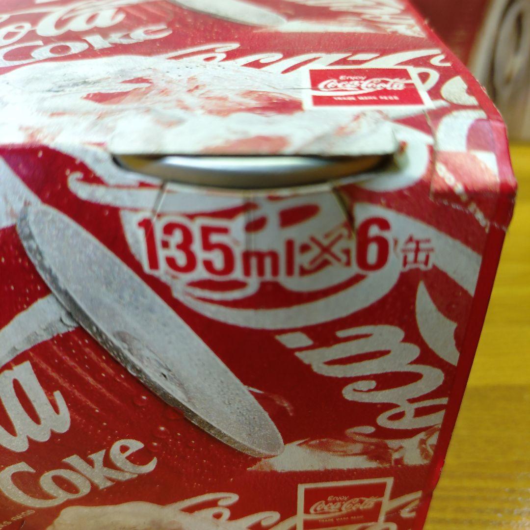 コカ・コーラ 135ml缶 6缶パック+1本 95年 製造中止缶