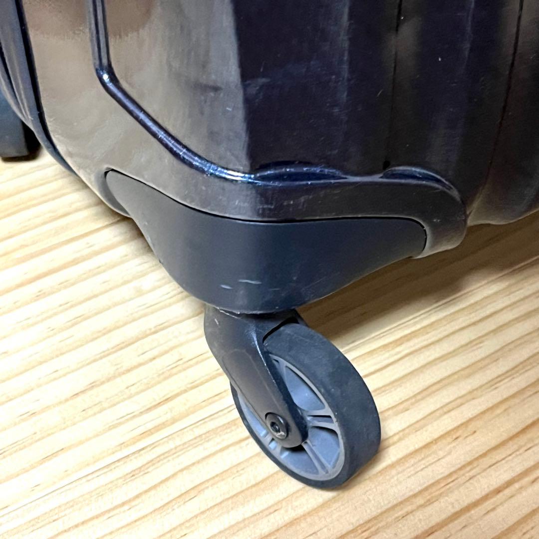 【美品】サムソナイト コスモライト 94L キャリーケース 超軽量 4輪 ブルー