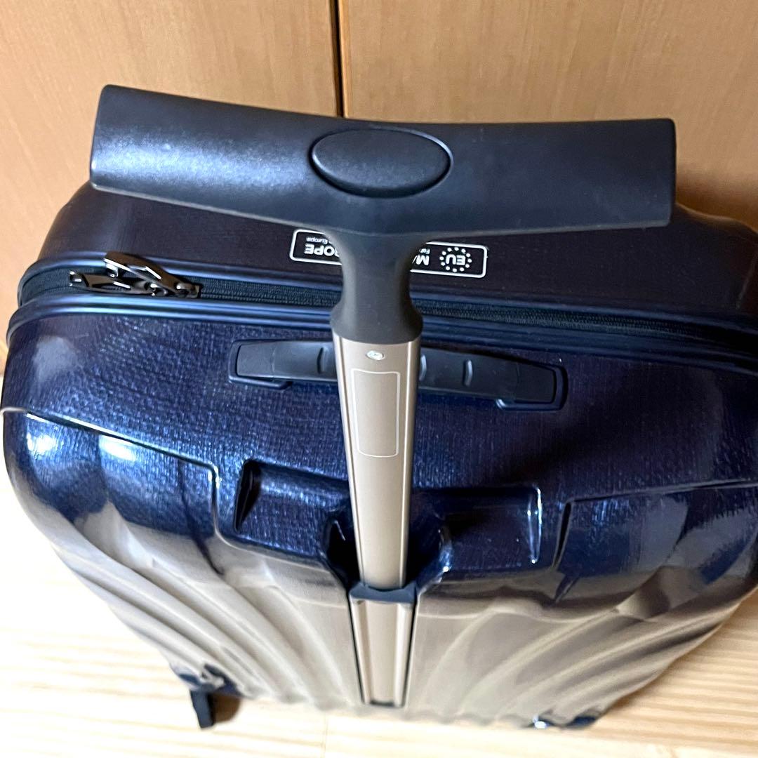 【美品】サムソナイト コスモライト 94L キャリーケース 超軽量 4輪 ブルー