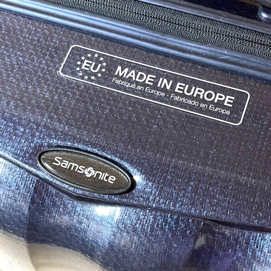 【美品】サムソナイト コスモライト 94L キャリーケース 超軽量 4輪 ブルー