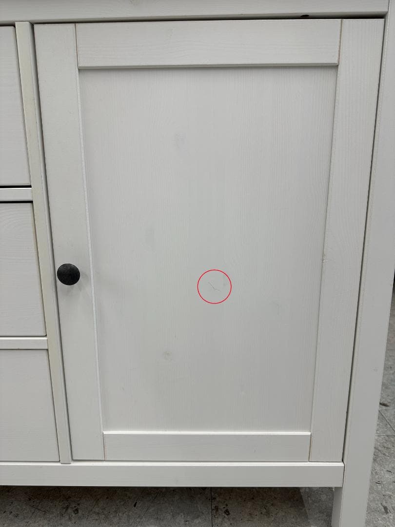 IKEA　サイドボード　ヘムネス　ホワイト