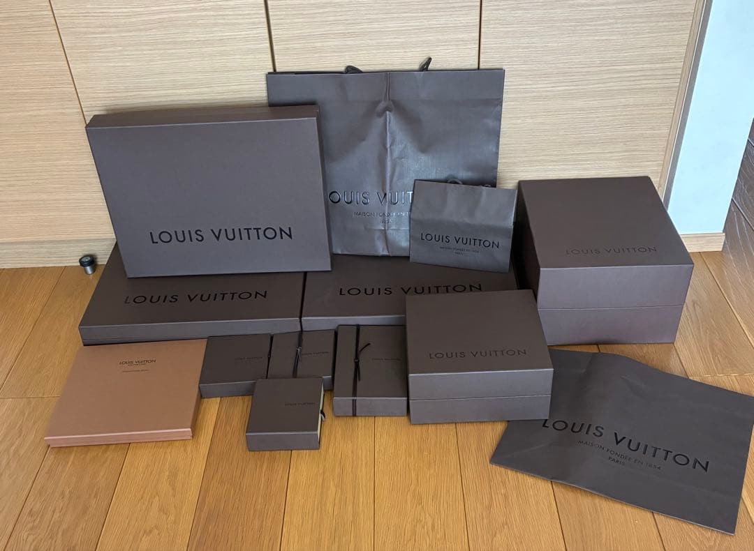 LOUIS VUITTON 　ルイヴィトン　空箱10個セット紙袋３個