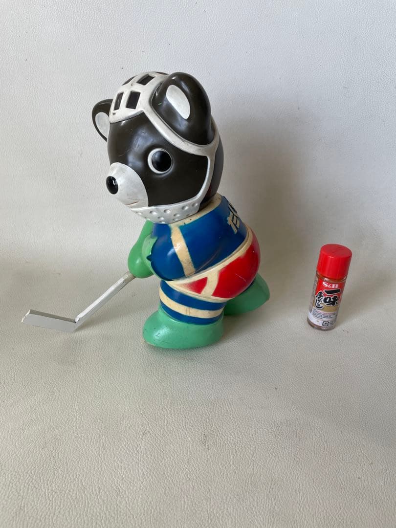 拓銀 たくちゃん 拓ちゃん ソフビ貯金箱 カウンター用 店頭用 アイスホッケー