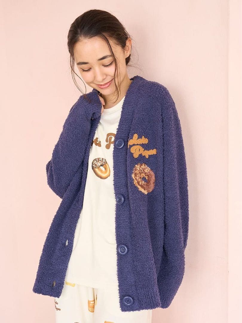 gelato pique（ジェラート ピケ）ドーナツジャガードカーディガン 新品