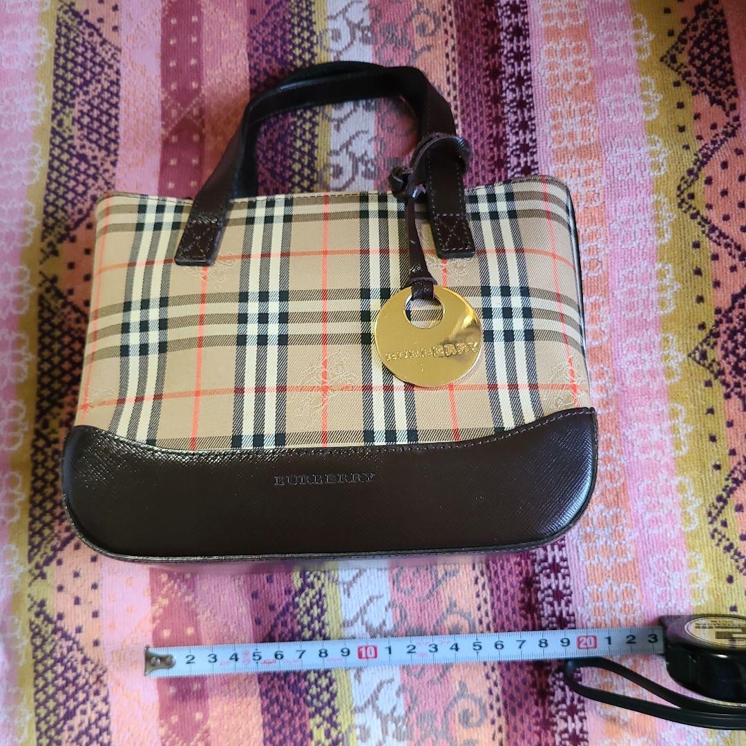 Mt yn＊  Burberryノバチェックミニバッグ