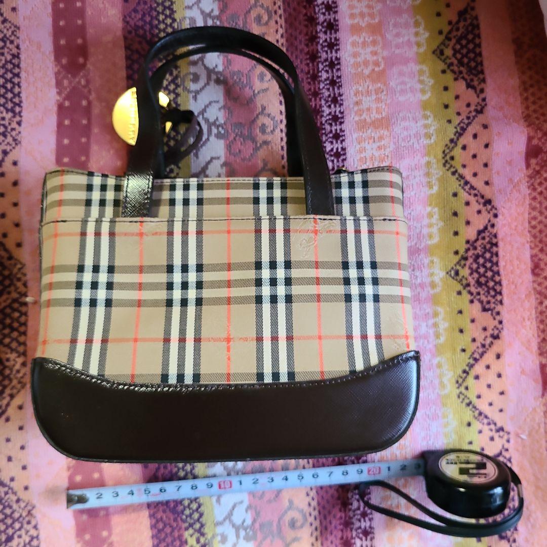 Mt yn＊  Burberryノバチェックミニバッグ