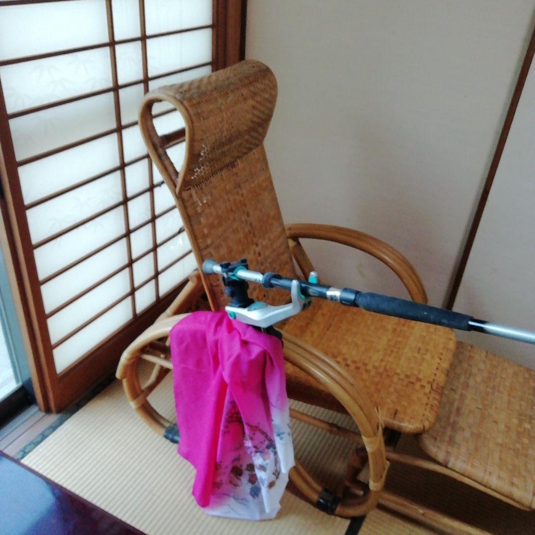ラタン 籐編 リクライニング チェア ベッド