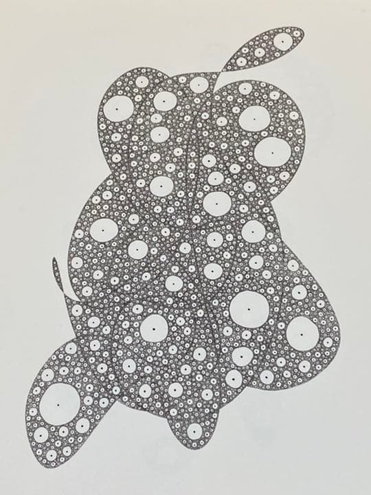 ペン画　30x40cm