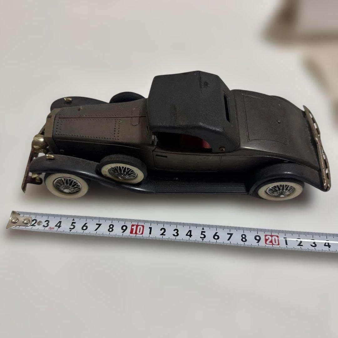 クラシックカー ダークグレー 約20cm