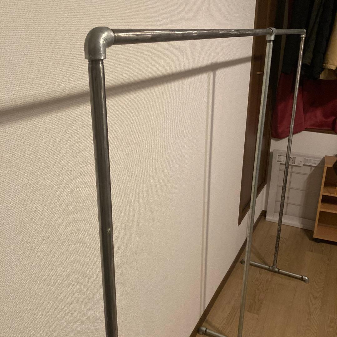 洋服 パイプハンガーラック ガス管 幅1790 高さ1530