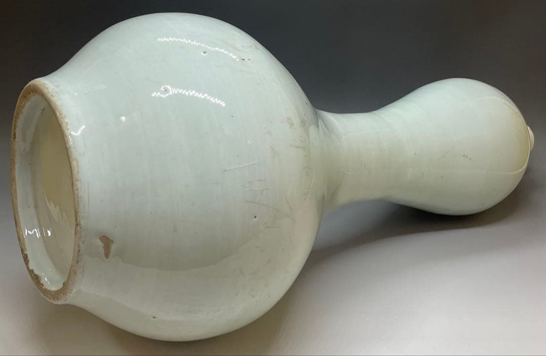古伊万里　白磁　瓢箪　徳利　t.D831