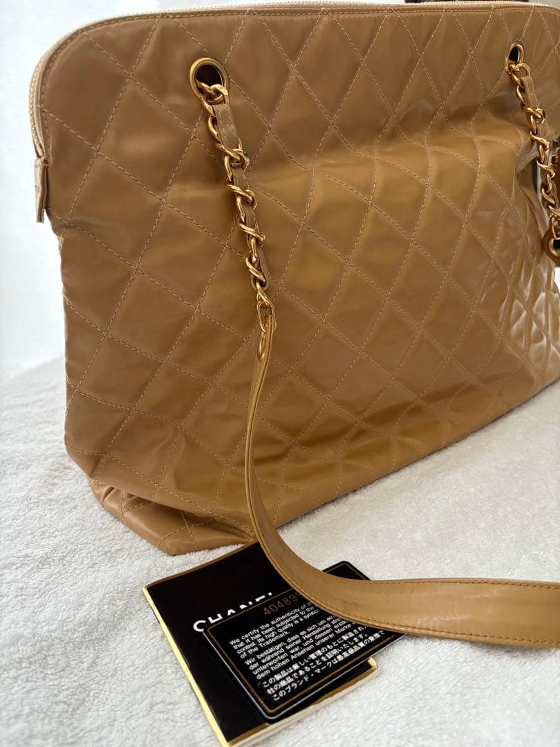 【ギャランティカードつき】CHANEL ベージュ マトラッセ