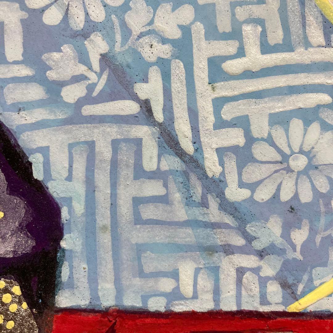 【真作保証】三輪良平「舞妓」日本画12号 直筆サイン 共シール有り 美人 絵画