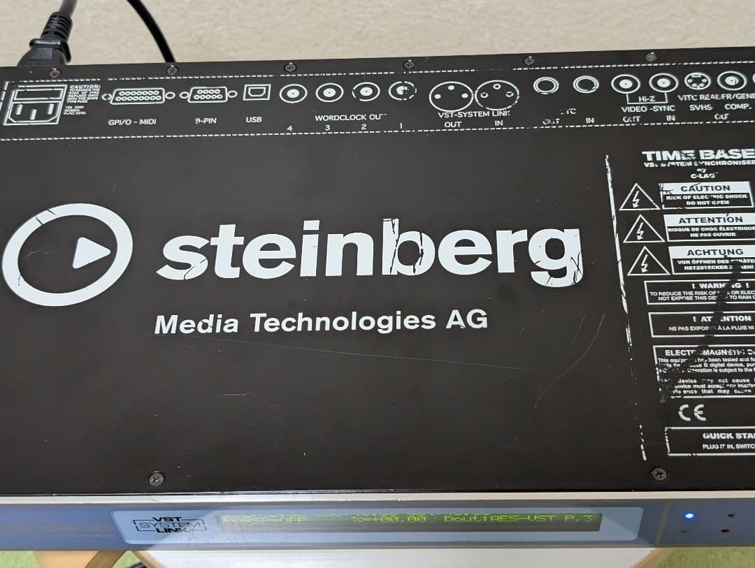 DTM・DAW MOTU 828x + steinberg TIME BASE + PD8L